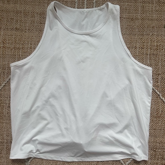 Two Spanx Butter Keyhole Tank Top Activewear Black White Medium - Picture 4 of 9